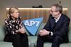 Lena Fahlén and Pål Bergström at AP7