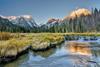 Snow-capped mountains in Idaho