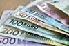 Euro banknotes