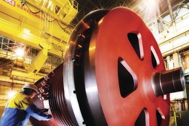 Tata Steel plant in Workington, UK