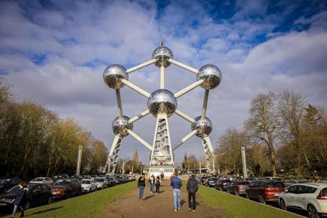Belgium atomium Brussels